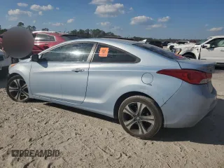 2013 Hyundai Elantra Coupe GS PZEV with VIN KMHDH6AE9DU005571, listed as a Copart auction lot 78087584 with 0 mi miles and Salvage Title. Bid and sale history available at carsss.com. Image 2.