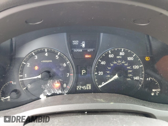 2011 Lexus RX 350 with VIN 2T2BK1BA5BC087767, listed as a Copart auction lot 55769775 with 224,568 mi miles and Clean Title. Bid and sale history available at DreamBid. Image 9.