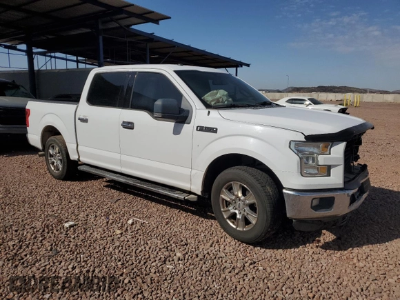 2016 Ford F-150 XL with VIN 1FTEW1CP1GKF32911, listed as a Copart auction lot 51711255 with 152,941 mi miles and Salvage Title. Bid and sale history available at carsss.com. Image 4.
