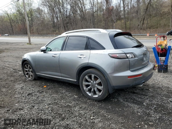 2006 Infiniti FX z VIN JNRAS08W16X203230, wystawiony jako Copart lot #51753685 z przebiegiem Nie podano mil oraz Szkoda całkowita • Salvage title. Historia ofert i sprzedaży dostępna na DreamBid. Obrazek 2.