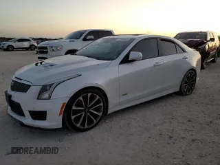 2016 Cadillac ATS-V with VIN 1G6AN5SY6G0143361, listed as a Copart auction lot 47123595 with 67,783 mi miles and Clean Title. Bid and sale history available at carsss.com. Image 1.