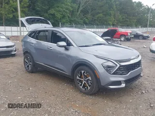 2025 Kia Sportage EX with VIN 5XYK33DF0SG295677, listed as a IAAI auction lot 42373981 with 10,492 mi miles and . Bid and sale history available at DreamBid. Image 1.