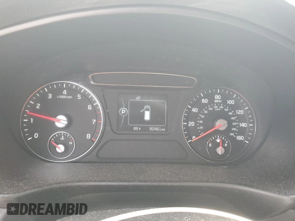2017 Kia Sorento LX with VIN 5XYPG4A54HG214989, listed as a Copart auction lot 58235135 with 82,461 mi miles and Salvage title. Bid and sale history available at DreamBid. Image 9.