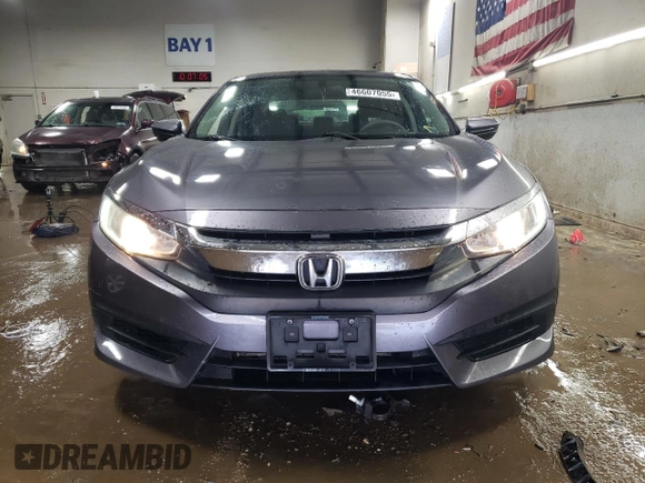 2016 Honda Civic Sedan LX with VIN 19XFC2F53GE027498, listed as a Copart auction lot 46607055 with 146,607 mi miles and Salvage Title. Bid and sale history available at carsss.com. Image 5.