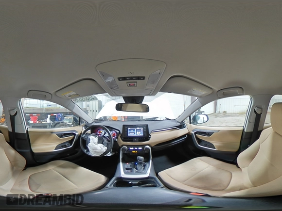2019 Toyota RAV4 LE with VIN 2T3F1RFV7KC021068, listed as a Copart auction lot 50889575 with 34,749 mi miles and Salvage Title. Bid and sale history available at DreamBid. Image 16.