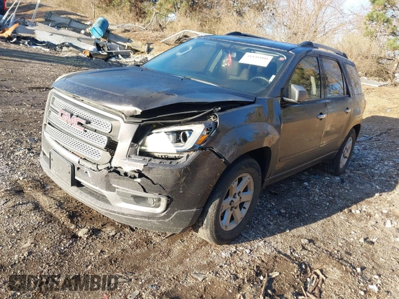 2016 GMC Acadia SLE with VIN 1GKKVPKD1GJ175157, listed as a IAAI auction lot 41841000 with 234,970 mi miles and . Bid and sale history available at carsss.com. Image 2.