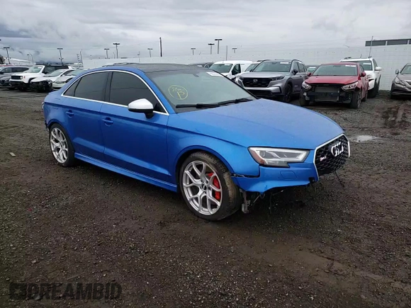2018 Audi RS 3 z VIN WUABWGFF0J1902447, wystawiony jako Copart lot #68323604 z przebiegiem 95 354 mil mil oraz Szkoda całkowita • Salvage title. Historia ofert i sprzedaży dostępna na DreamBid. Obrazek 10.