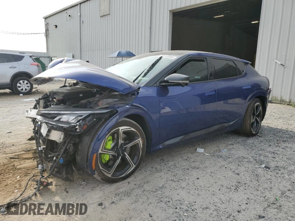 2024 Kia EV6 GT z VIN KNDC5DLE3R5219760, wystawiony jako Copart lot #56112395 z przebiegiem 13 488 mil mil oraz Szkoda całkowita • Salvage title. Historia ofert i sprzedaży dostępna na DreamBid. Obrazek 1.