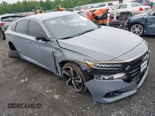 2021 Honda Accord Sport with VIN 1HGCV1F38MA099805, listed as a IAAI auction lot 42251724 with 78,645 mi miles and . Bid and sale history available at DreamBid. Image 1.