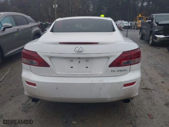 2012 Lexus IS 250C with VIN JTHFF2C2XC2523146, listed as a IAAI auction lot 41034783 with 130107 miles. Bid and sale history available at carsss.com. Image 16.