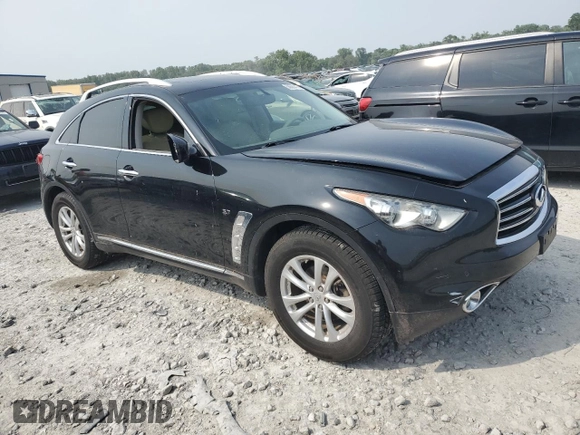 2015 Infiniti QX70 с VIN JN8CS1MU0FM381512, выставлен на аукционе Copart как лот 58560475 с пробегом 91 656 миль миль и Списание • Salvage title. История ставок и продаж доступна на DreamBid. Изображение 4.