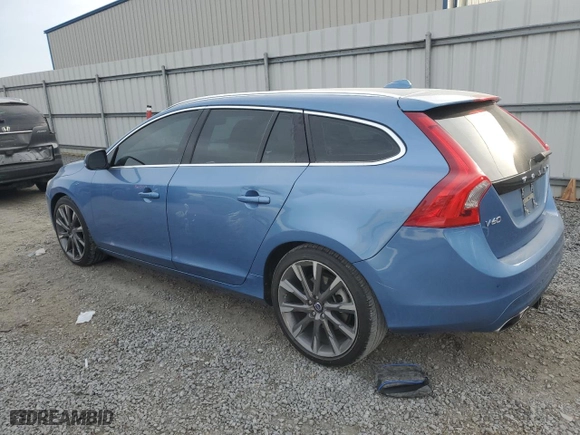 2015 Volvo V60 T5 Drive-E Premier with VIN YV140MEK0F1233487, listed as a Copart auction lot 42782895 with 49,370 mi miles and Salvage Title. Bid and sale history available at carsss.com. Image 2.