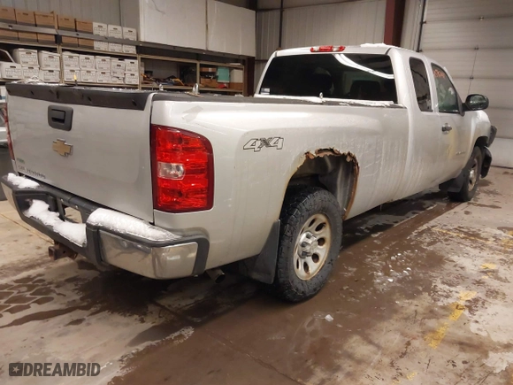 2011 Chevrolet Silverado 1500 Work Truck with VIN 1GCRKPE09BZ234204, listed as a IAAI auction lot 41598748 with 193,483 mi miles. Bid and sale history available at carsss.com. Image 4.