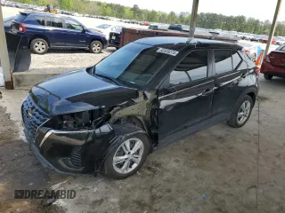 2023 Nissan Kicks S with VIN 3N1CP5BV7PL505032, listed as a Copart auction lot 52520275 with 53,877 mi miles and Salvage Title. Bid and sale history available at DreamBid. Image 1.