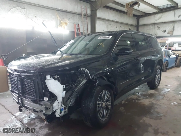 2024 Chevrolet Traverse FWD LS with VIN 1GNEREKSXRJ189634, listed as a IAAI auction lot 41560060 with 10,595 mi miles. Bid and sale history available at carsss.com. Image 14.