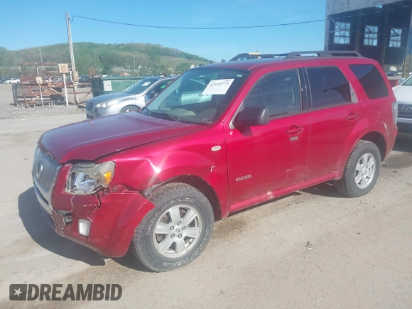 2008 Mercury Mariner z VIN 4M2CU91148KJ41869, wystawiony jako IAAI lot #42140773 z przebiegiem 235 055 mil mil oraz . Historia ofert i sprzedaży dostępna na DreamBid. Obrazek 2.