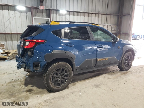 2024 Subaru Crosstrek Wilderness with VIN 4S4GUHU63R3787064, listed as a Copart auction lot 46320875 with 1,818 mi miles and Salvage Title. Bid and sale history available at carsss.com. Image 3.