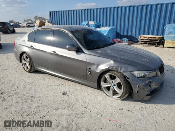 2011 BMW 3 Series 335i with VIN WBAPM5C58BE578468, listed as a Copart auction lot 44520795 with 141,162 mi miles and Salvage Title. Bid and sale history available at carsss.com. Image 4.