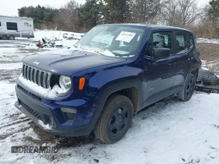 2020 Jeep Renegade Sport with VIN ZACNJBAB3LPL83927, listed as a IAAI auction lot 41612868 with 60,148 mi miles and . Bid and sale history available at DreamBid. Image 2.