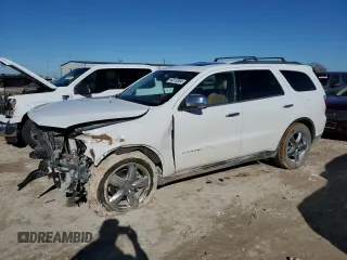 2013 Dodge Durango Citadel with VIN 1C4SDHET3DC680432, listed as a Copart auction lot 86819304 with 219,080 mi miles and Salvage Title. Bid and sale history available at carsss.com. Image 1.