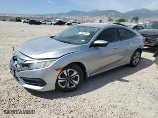 2018 Honda Civic Sedan LX with VIN 19XFC2F55JE003002, listed as a Copart auction lot 58861944 with NaN miles and Salvage Title. Bid and sale history available at carsss.com. Image 1.