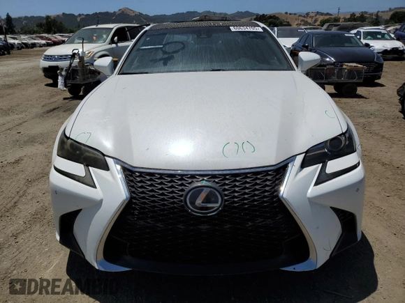 2017 Lexus GS 350 with VIN JTHBZ1BL8HA011960, listed as a Copart auction lot 60634705 with 147,485 mi miles and Salvage title. Bid and sale history available at DreamBid. Image 5.