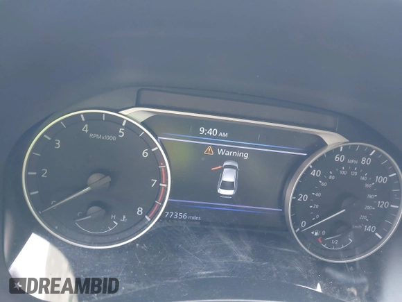 2020 Nissan Altima SV with VIN 1N4BL4DV7LC247666, listed as a IAAI auction lot 42009248 with 77,356 mi miles and . Bid and sale history available at DreamBid. Image 7.