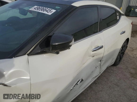 2018 Nissan Maxima S with VIN 1N4AA6AP0JC364795, listed as a Copart auction lot 49696645 with 92,408 mi miles and Salvage Title. Bid and sale history available at DreamBid. Image 7.