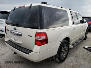 2008 Ford Expedition EL Limited with VIN 1FMFK19538LA14439, listed as a Copart auction lot 77560014 with 207,404 mi miles and Non Repairable. Bid and sale history available at carsss.com. Image 3.