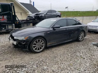 2017 Audi A6 Premium Plus with VIN WAUF2AFC5HN050142, listed as a Copart auction lot 56965275 with 113,329 mi miles and Salvage title. Bid and sale history available at DreamBid. Image 1.