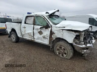 2022 Ram 2500 Big Horn with VIN 3C6UR5DL5NG410375, listed as a Copart auction lot 52580485 with 0 mi miles and Salvage Title. Bid and sale history available at carsss.com. Image 4.