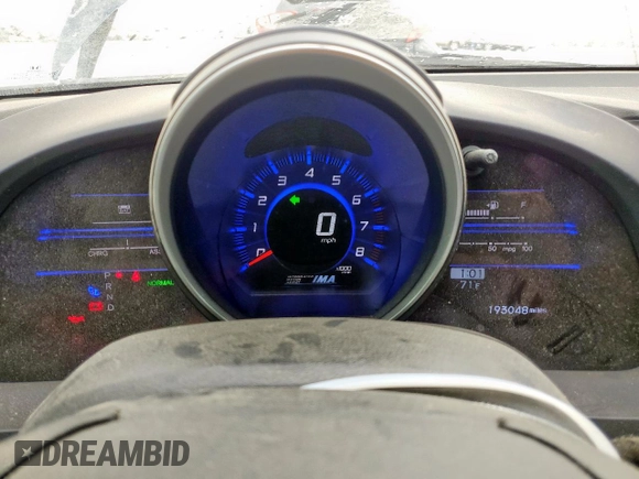 2012 Honda CR-Z with VIN JHMZF1D4XCS004525, listed as a Copart auction lot 50147165 with 193,048 mi miles and Salvage Title. Bid and sale history available at carsss.com. Image 9.