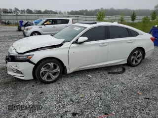 2019 Honda Accord EX-L with VIN 1HGCV1F54KA071319, listed as a Copart auction lot 58154415 with 92,512 mi miles and Salvage title. Bid and sale history available at DreamBid. Image 1.