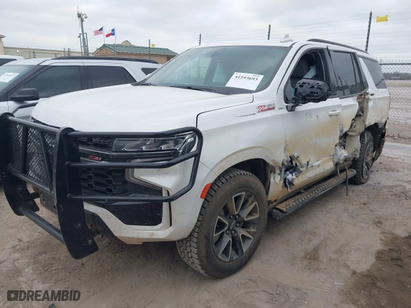 2021 Chevrolet Tahoe Z71 with VIN 1GNSKPKD3MR443411, listed as a IAAI auction lot 41593693 with 118,880 mi miles. Bid and sale history available at carsss.com. Image 17.