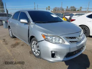 2012 Toyota Corolla L with VIN 2T1BU4EE6CC815435, listed as a IAAI auction lot 41316306 with 122,150 mi miles. Bid and sale history available at carsss.com. Image 1.