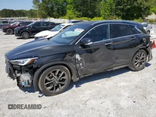 2019 Infiniti QX50 Essential z VIN 3PCAJ5M34KF103929, wystawiony jako Copart lot #53356375 z przebiegiem 137 944 mil mil oraz Szkoda całkowita • Salvage title. Historia ofert i sprzedaży dostępna na DreamBid. Obrazek 1.