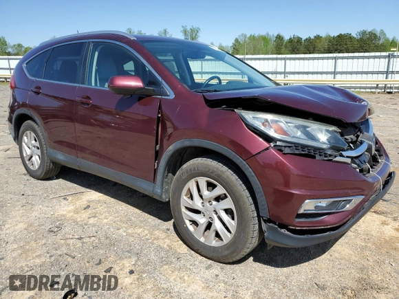 2015 Honda CR-V EX-L with VIN 2HKRM4H73FH638405, listed as a Copart auction lot 52294205 with 102,984 mi miles and Salvage Title. Bid and sale history available at carsss.com. Image 4.