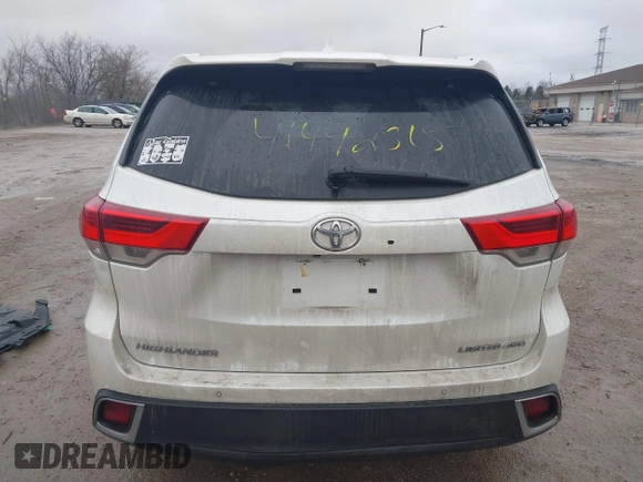 2018 Toyota Highlander Limited z VIN 5TDDZRFH6JS899857, wystawiony jako IAAI lot #41492515 z przebiegiem 98 929 mil mil oraz . Historia ofert i sprzedaży dostępna na DreamBid. Obrazek 17.