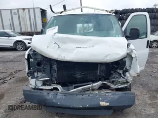 2009 Chevrolet Express Cargo Van with VIN 1GCGG25C791108423, listed as a IAAI auction lot 41919297 with 1 mi miles. Bid and sale history available at carsss.com. Image 12.