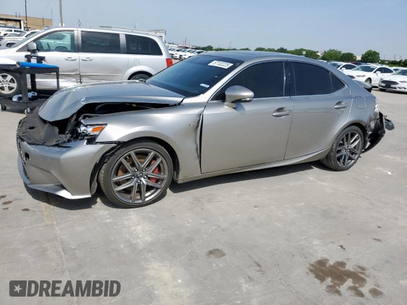 2016 Lexus IS 350 with VIN JTHCE1D24G5010185, listed as a Copart auction lot 57132225 with 112,452 mi miles and Salvage title. Bid and sale history available at DreamBid. Image 1.