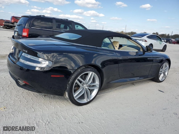 2015 Aston Martin DB9 with VIN SCFFDAFM3FGB16585, listed as a Copart auction lot 76159354 with 0 mi miles and Salvage Title. Bid and sale history available at carsss.com. Image 3.