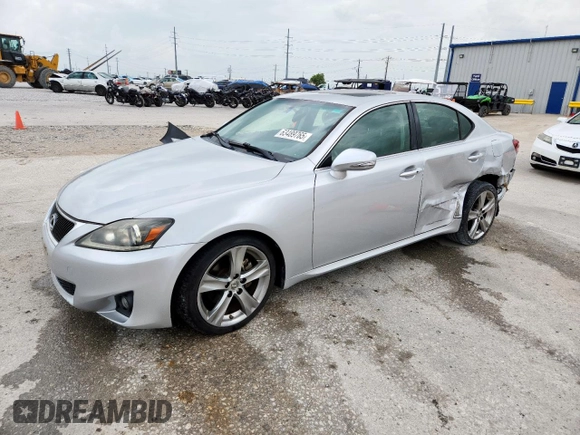 2013 Lexus IS 250 with VIN JTHBF5C2XD5191547, listed as a Copart auction lot 63489765 with 150,290 mi miles and Salvage title. Bid and sale history available at DreamBid. Image 1.