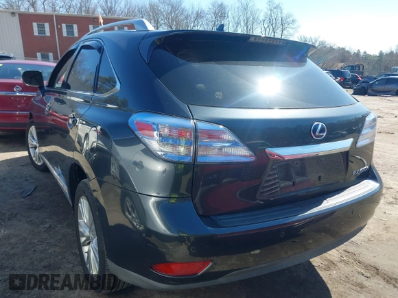 2011 Lexus RX 450h with VIN JTJBC1BA9B2423630, listed as a IAAI auction lot 41811180 with 90,121 mi miles and . Bid and sale history available at DreamBid. Image 3.