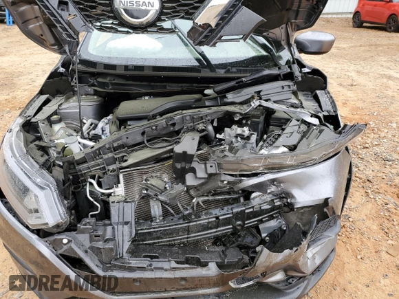 2020 Nissan Rogue S with VIN JN1BJ1CV5LW268887, listed as a Copart auction lot 50595775 with 125,644 mi miles and Salvage title. Bid and sale history available at DreamBid. Image 14.