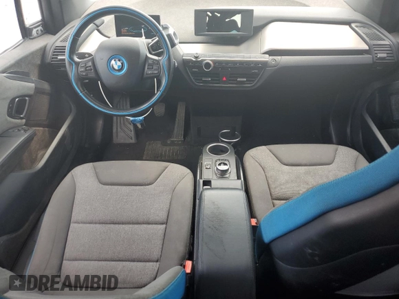 2017 BMW i3 with VIN WBY1Z8C51HV551437, listed as a Copart auction lot 60521015 with 64,343 mi miles and Salvage title. Bid and sale history available at DreamBid. Image 8.