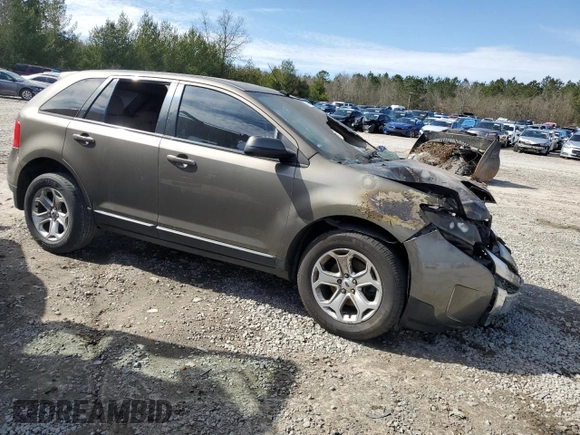2014 Ford Edge SEL with VIN 2FMDK3JC2EBA34254, listed as a Copart auction lot 48194355 with Not Provided miles and Salvage Title. Bid and sale history available at carsss.com. Image 4.