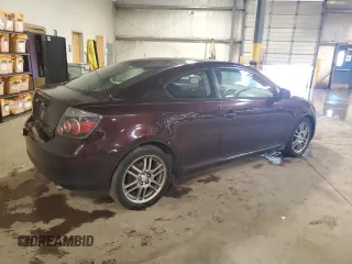 2008 Scion tC Spec with VIN JTKDE167580265188, listed as a Copart auction lot 65693115 with 156,502 mi miles and Salvage title. Bid and sale history available at DreamBid. Image 3.