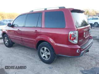 2006 Honda Pilot EX-L with VIN 5FNYF28586B005602, listed as a IAAI auction lot 41247326 with 221,698 mi miles and . Bid and sale history available at DreamBid. Image 3.