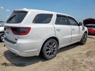 2015 Dodge Durango R/T with VIN 1C4SDHCT9FC916636, listed as a Copart auction lot 61754135 with 201,678 mi miles and Salvage title. Bid and sale history available at DreamBid. Image 3.