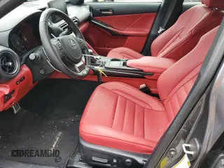 2023 Lexus IS with VIN JTHGZ1E22P5028625, listed as a Copart auction lot 55931154 with 38,384 mi miles and Non Repairable. Bid and sale history available at carsss.com. Image 7.
